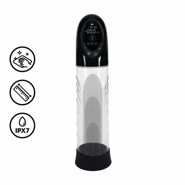 CyberPulse - Automatische Waterdichte Penis Pomp - Zwart
