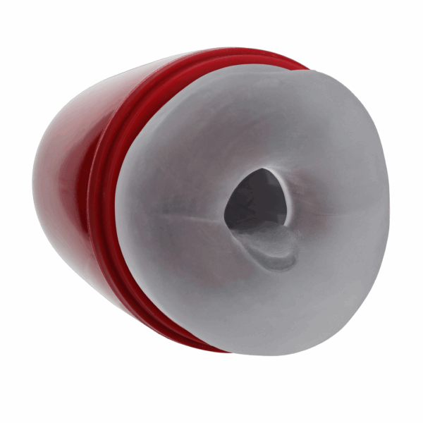 Pulsar - Negative Pressure Suction and Vibration Masturbator Pump - Metallic Red - Afbeelding 3