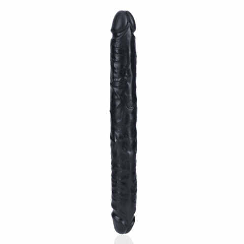 Slim Double Ended Dong 12 / 30,5 cm - Zwart