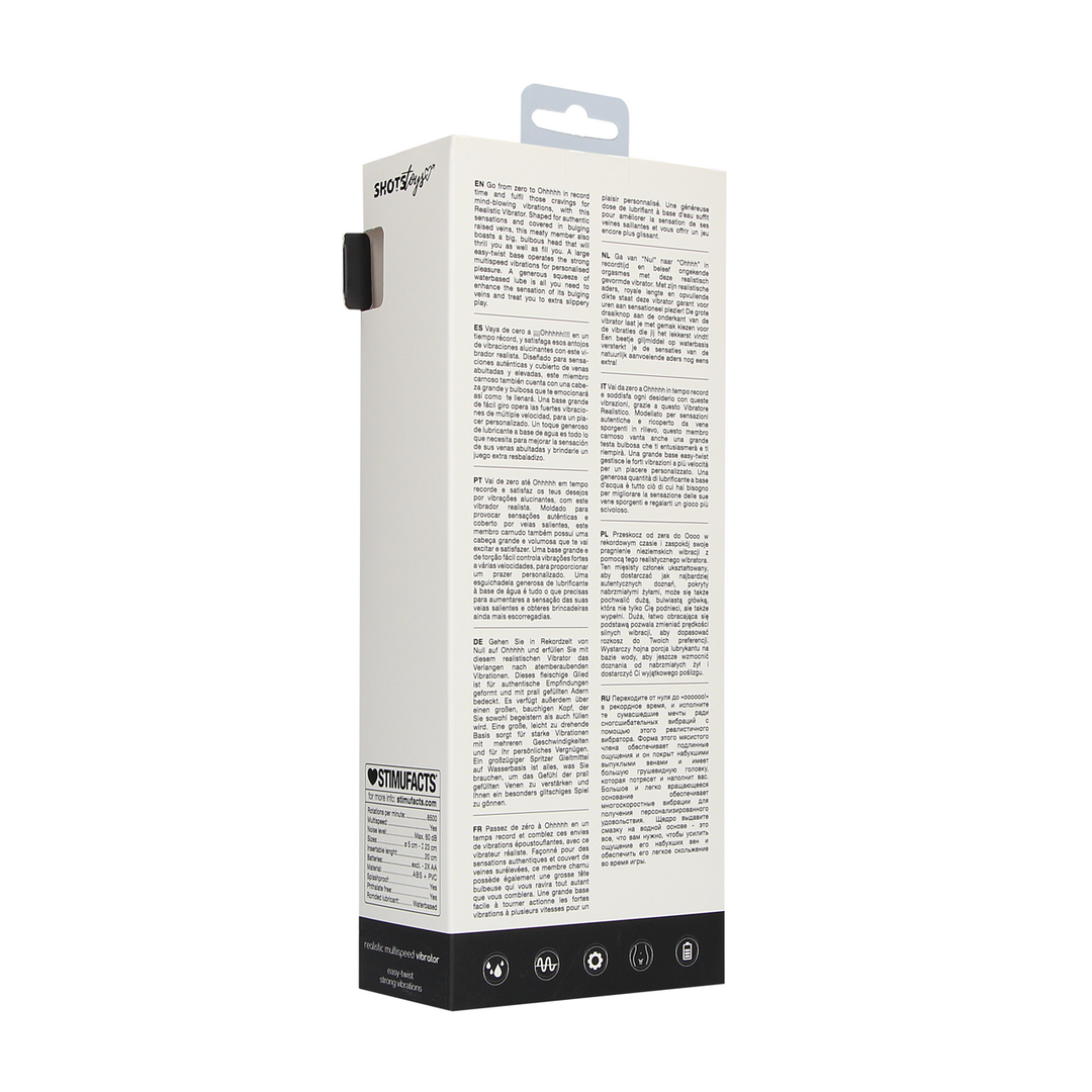 Realistische Multispeed Vibrator - Afbeelding 3