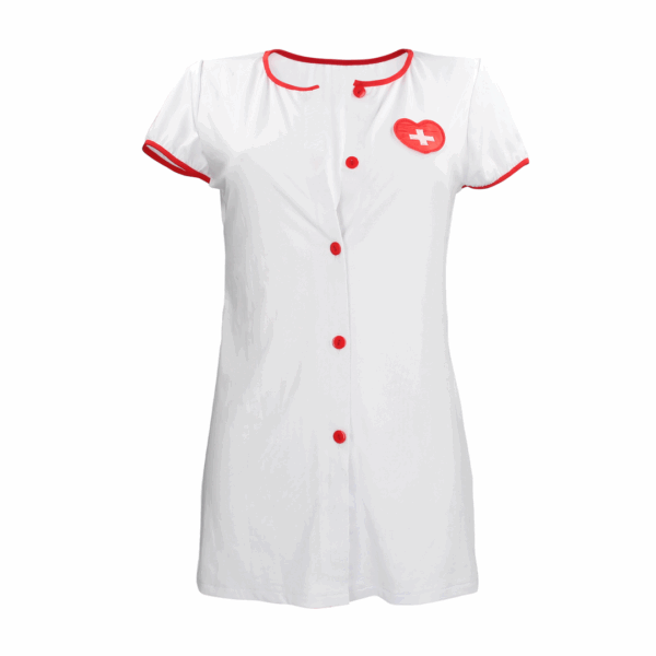 Verpleegster Kostuum - S/M - Wit - Afbeelding 3