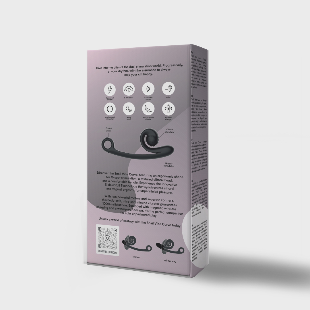 CURVE - Dual Stimulator - Black - Afbeelding 3