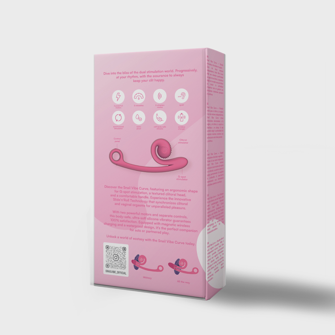 CURVE - Dual Stimulator - Pink - Afbeelding 3