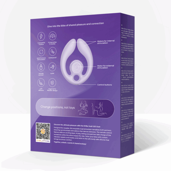 GIZI Duo - Dual Couples Stimulator - Lila - Afbeelding 3
