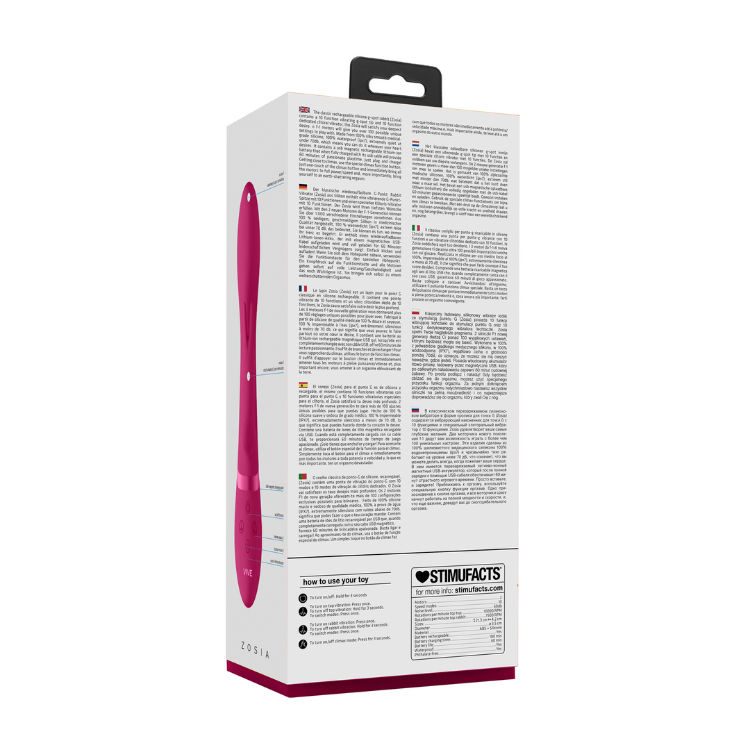 Zosia - Classic G-Spot Rabbit - Roze - Afbeelding 3