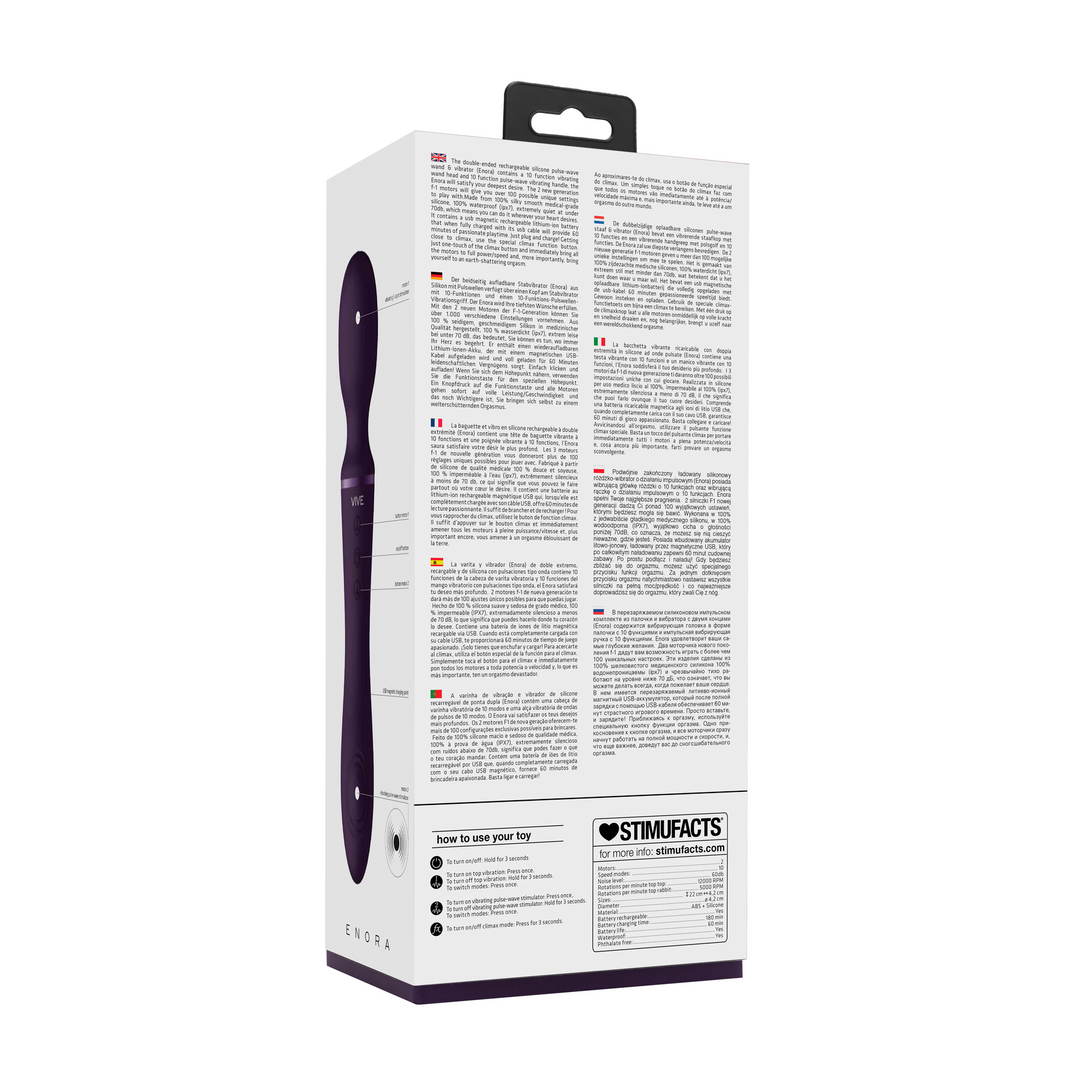 Enora - Wand  Vibrator - Paars - Afbeelding 3