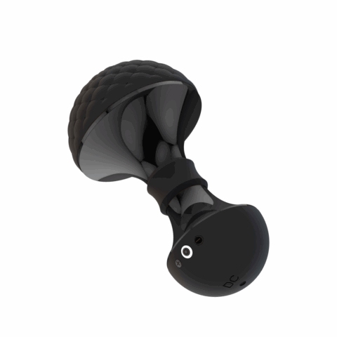 Enoki - Buigbare Massager - Zwart
