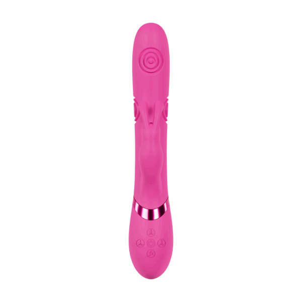 Mimi - G-Spot Vibrerende en Tikkende Konijn - Roze - Afbeelding 3