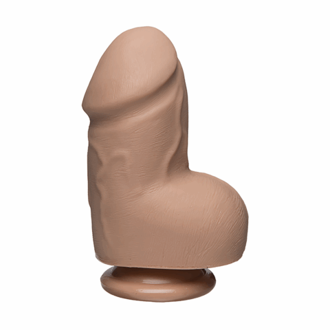 Fat D - Realistic FIRMSKYN Dildo met Ballen - 6 / 15 cm