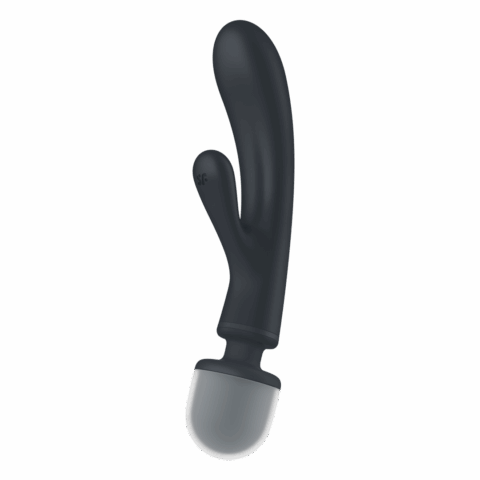Triple Lover - Hybride Wand Vibrator - Grijs