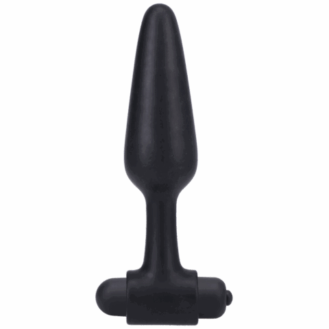 Vibrerende Butt Plug - 5 / 12 cm - Zwart