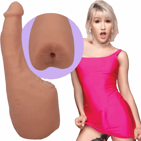 Lena Moon - Dildo met Penetreerbare Billen - Transgirls