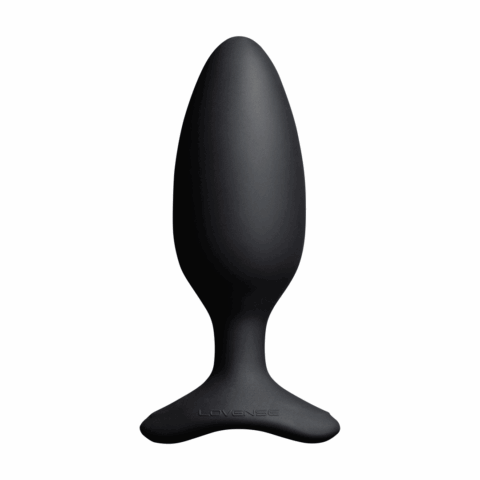 Hush 2 - App-bestuurde Vibrerende Buttplug - 1,75 / 4,4 cm - Zwart