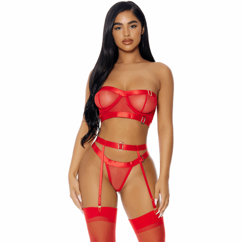 Good As Gold Lingerie Set - Lingerie Set - XL