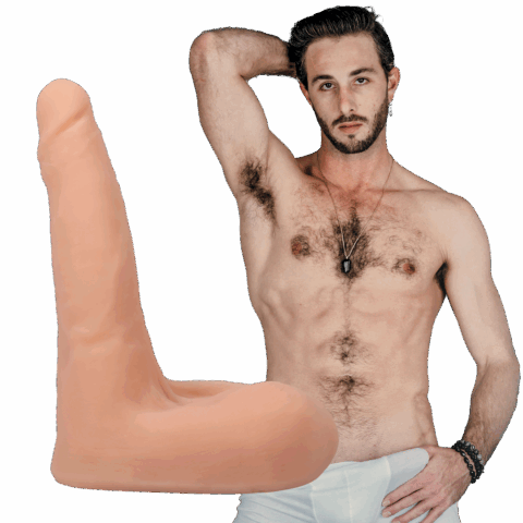 Lucas Frost - Realistische ULTRASKYN Dildo - 7 / 18 cm - Vanilla