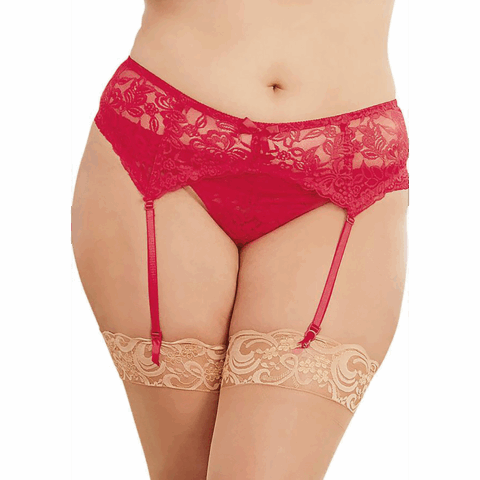 Kant Garterband Diamant - Zwart