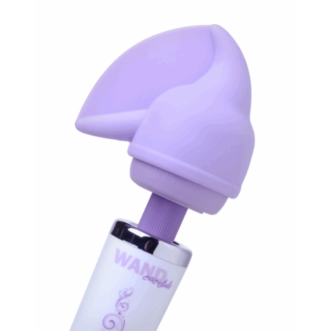 Flutter Tip Silicone Wand Attachment - Paars