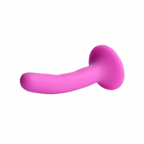 Siliconen Strap-On Dildo - S - Roze