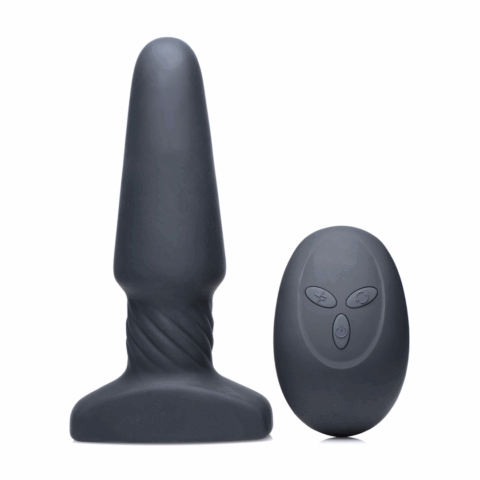 Slim R - Glad Rimming Plug met Afstandsbediening