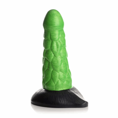 Radioactieve Reptiel - Dikke Schubben Siliconen Dildo