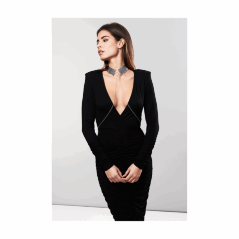 Desir Métallique - Metallic Mesh Kraag