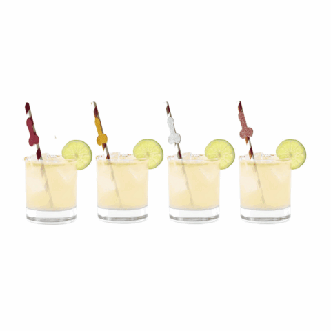 Glitterati - Penis Party Cocktail Rietjes