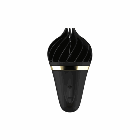 Sweet Treat - Stimulerende Tongue Spinnator - Zwart/Goud