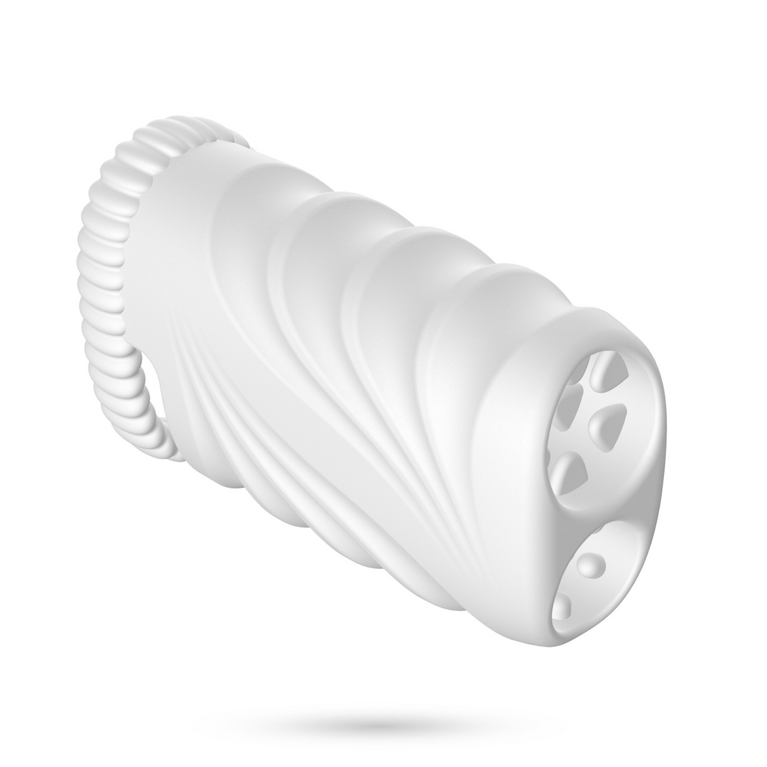 Nautilus - Trainingsmasturbator met Verwijderbare Bullet - Wit - Afbeelding 3