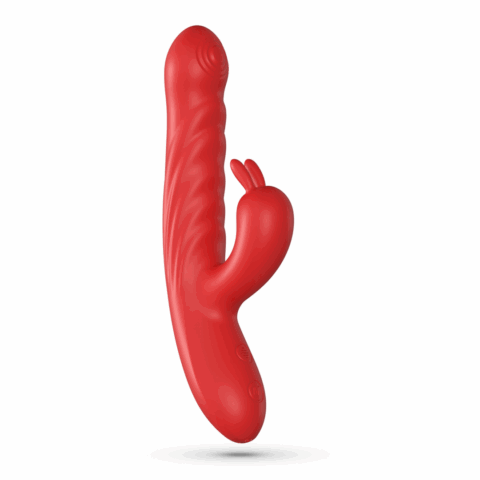 Lapin - Duwende Konijnen Vibrator - Rood