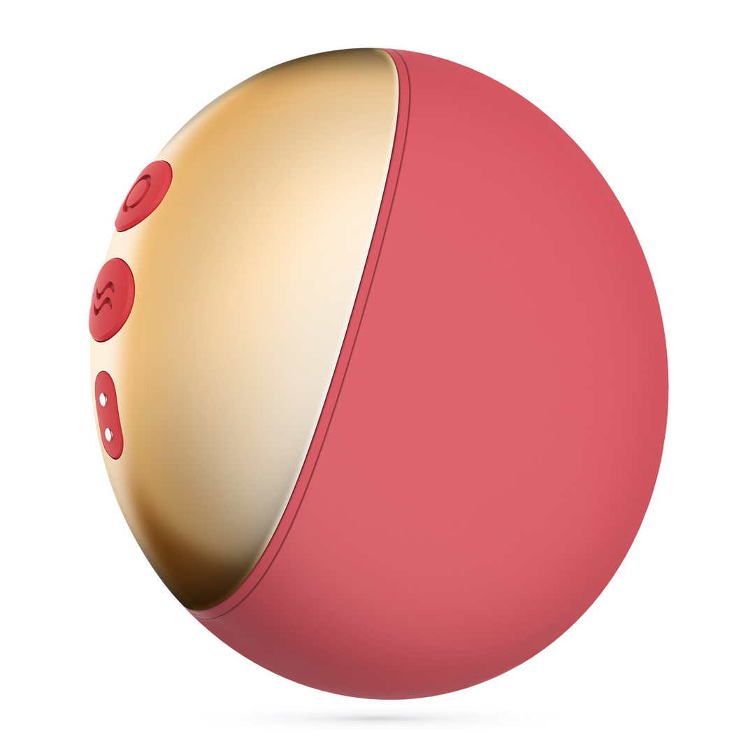 Arcane - Lickende Koppels Vibrator - Rood/Goud - Afbeelding 3
