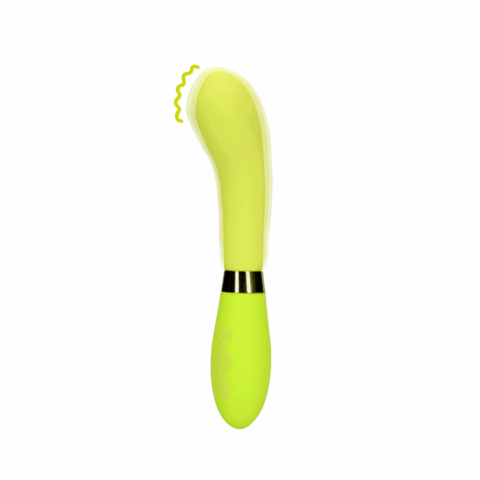 Siliconen G-Spot Vibrator - Lime Passion