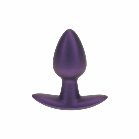 Zachte Silicone Anale Plug - Klein - 6,5 cm - Metallic Paars