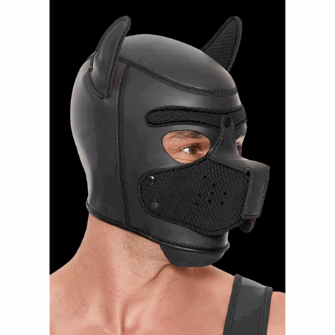 Neopreen Puppy Mask - Zwart