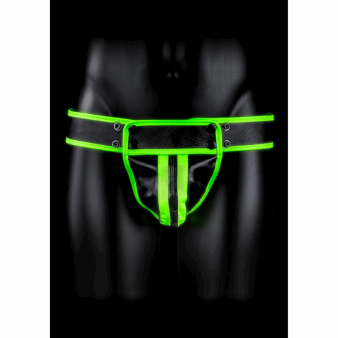 Gestreepte Jockstrap - Glow in the Dark - L/XL