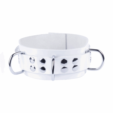 Ultra Leather Ketting - Wit