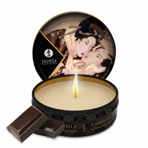 Mini Massagekaars - Verslavende Chocolade - 1 oz / 30 ml