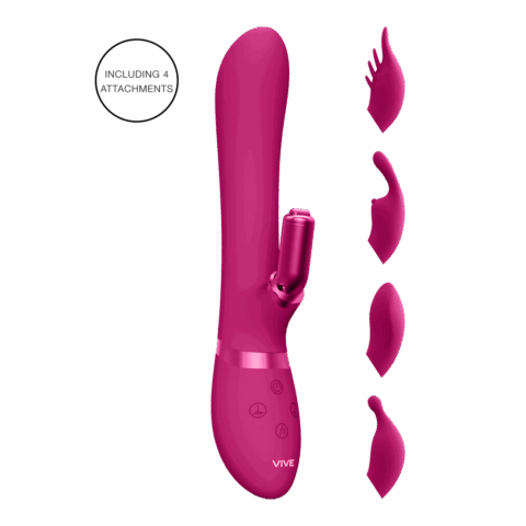 Chou - G-Spot Rabbit  Clitoral Stimulator - Roze