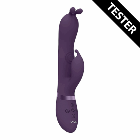 Gada - Vibrerende Bunny Ear G-Spot Rabbit met Pulse Wave Shaft - Tester