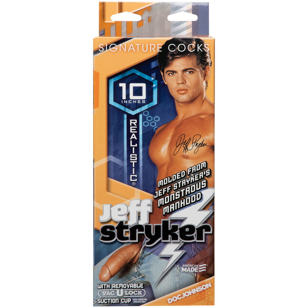 Jeff Stryker - Realistische Dildo met Vac-U-Lock Zuignap - Afbeelding 3