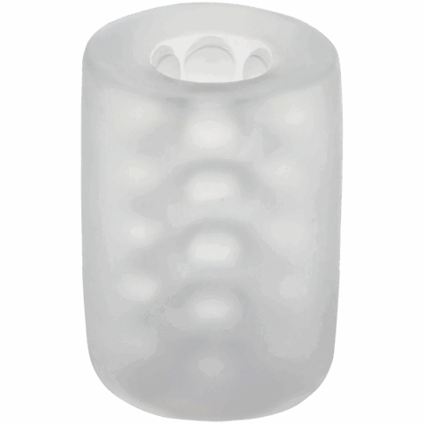 Glow Helping Head - Masturbator Sleeve - Frost / Groen Gloed