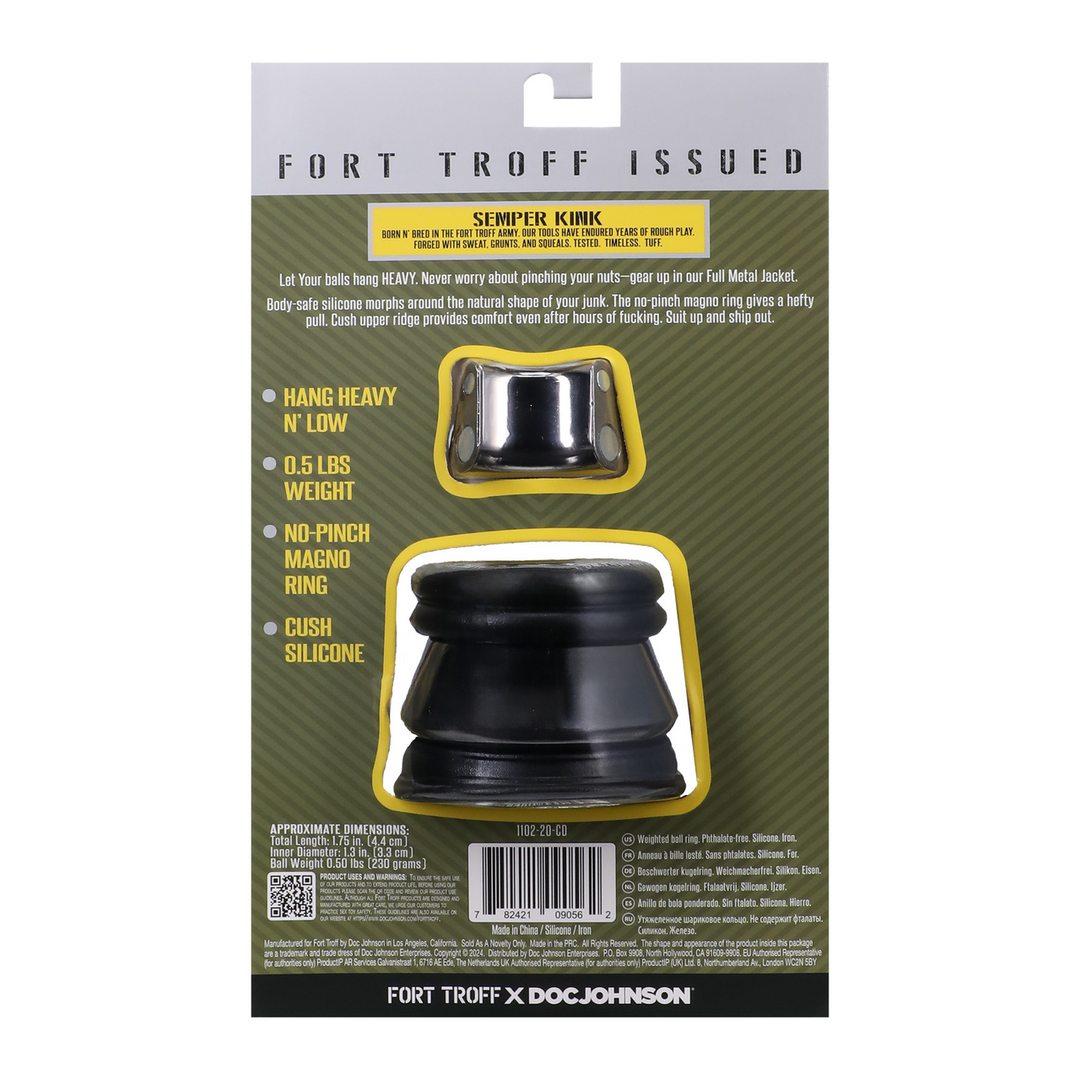 Volledige Metalen Jacket - Zwart - Afbeelding 3