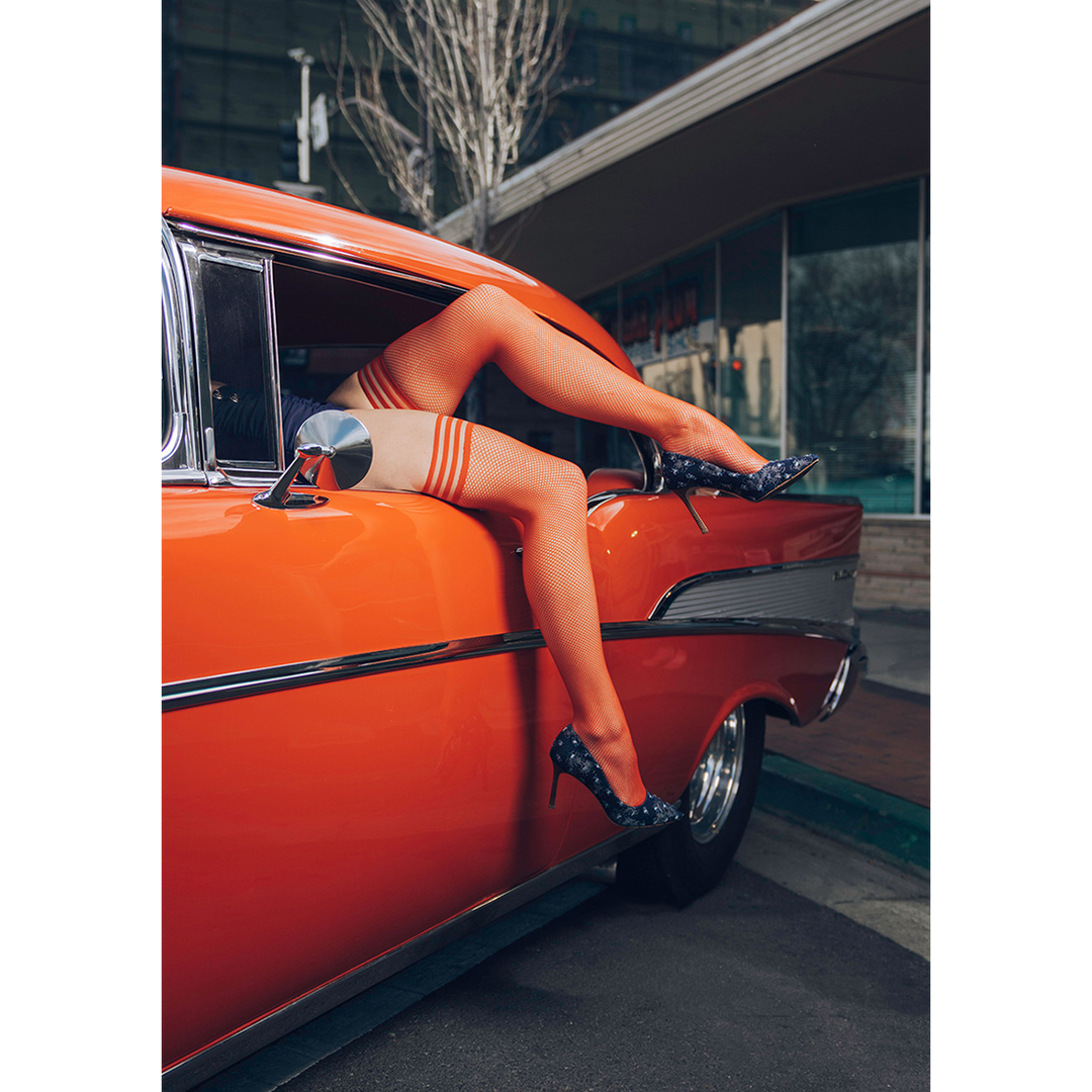 Sandra - Thigh High - A - Rood - Afbeelding 3