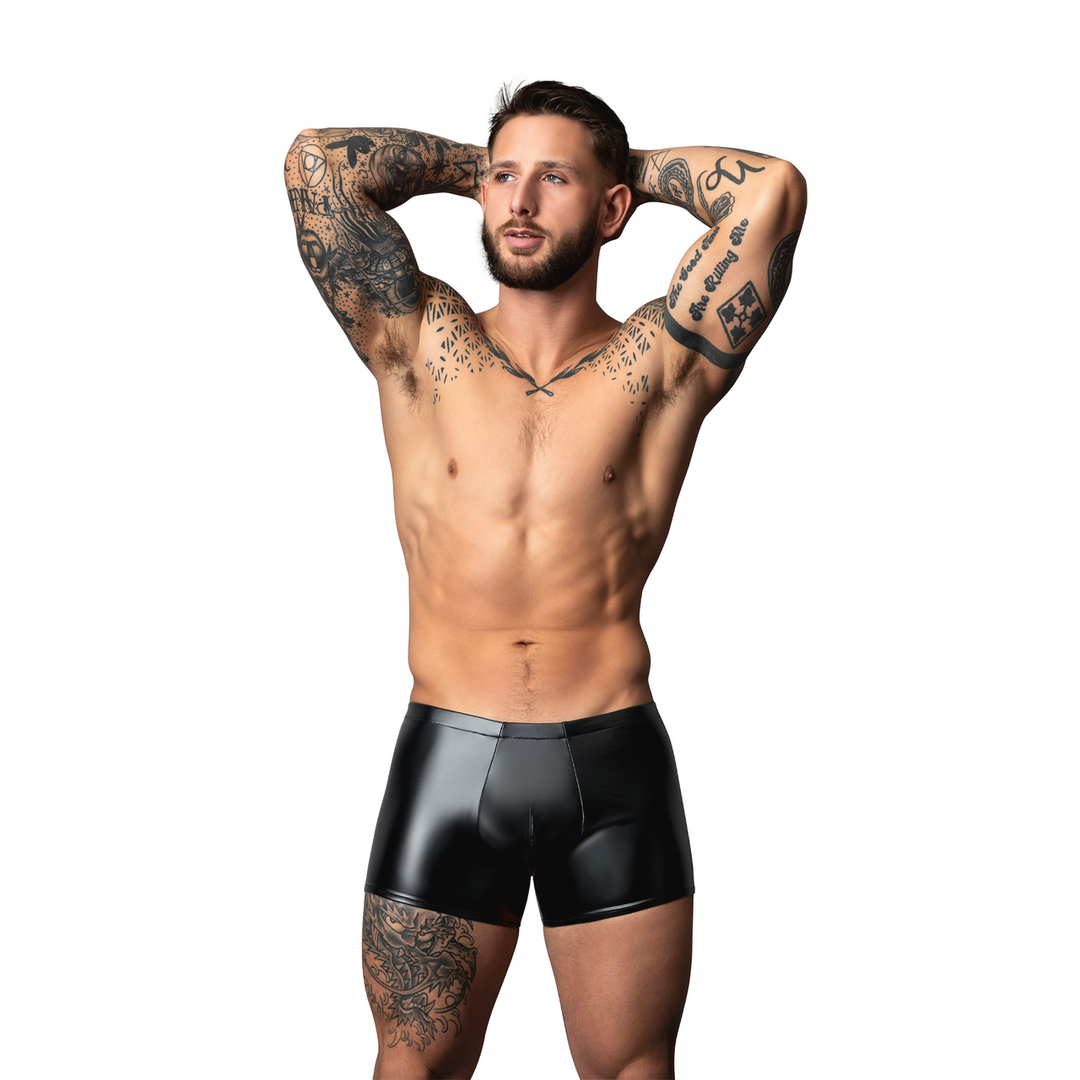 Wetlook Pouch Short - S - Zwart
