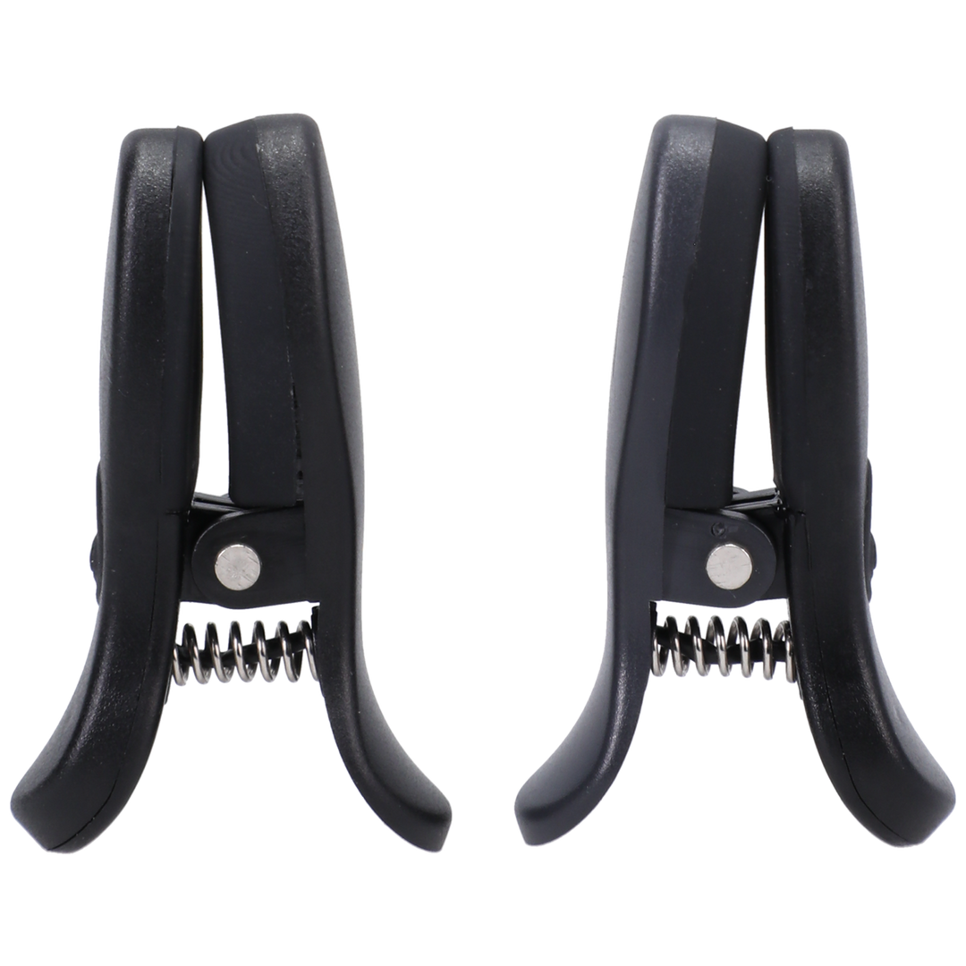 Vibro Grippers - Vibrerende Tepelklemmen met Koffer - Zwart