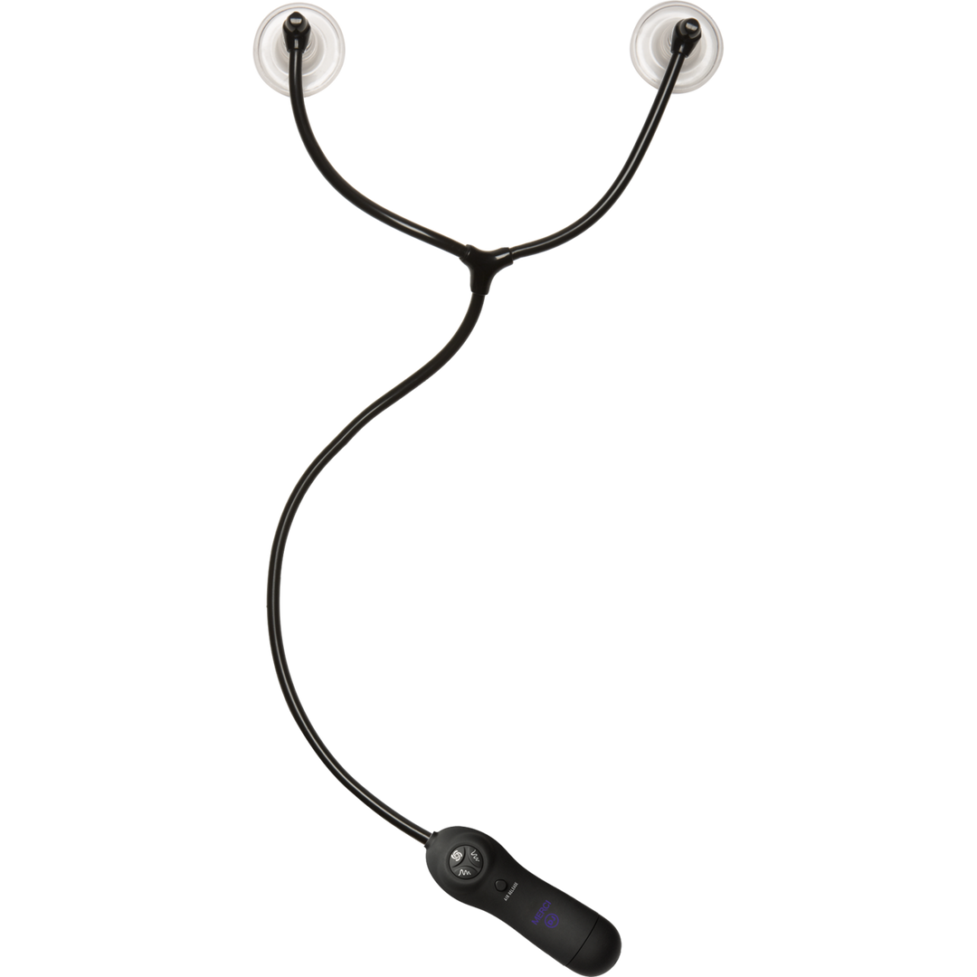 Swell - Auto Vibrerende Tepelzuigkoppen - Zwart/Violet