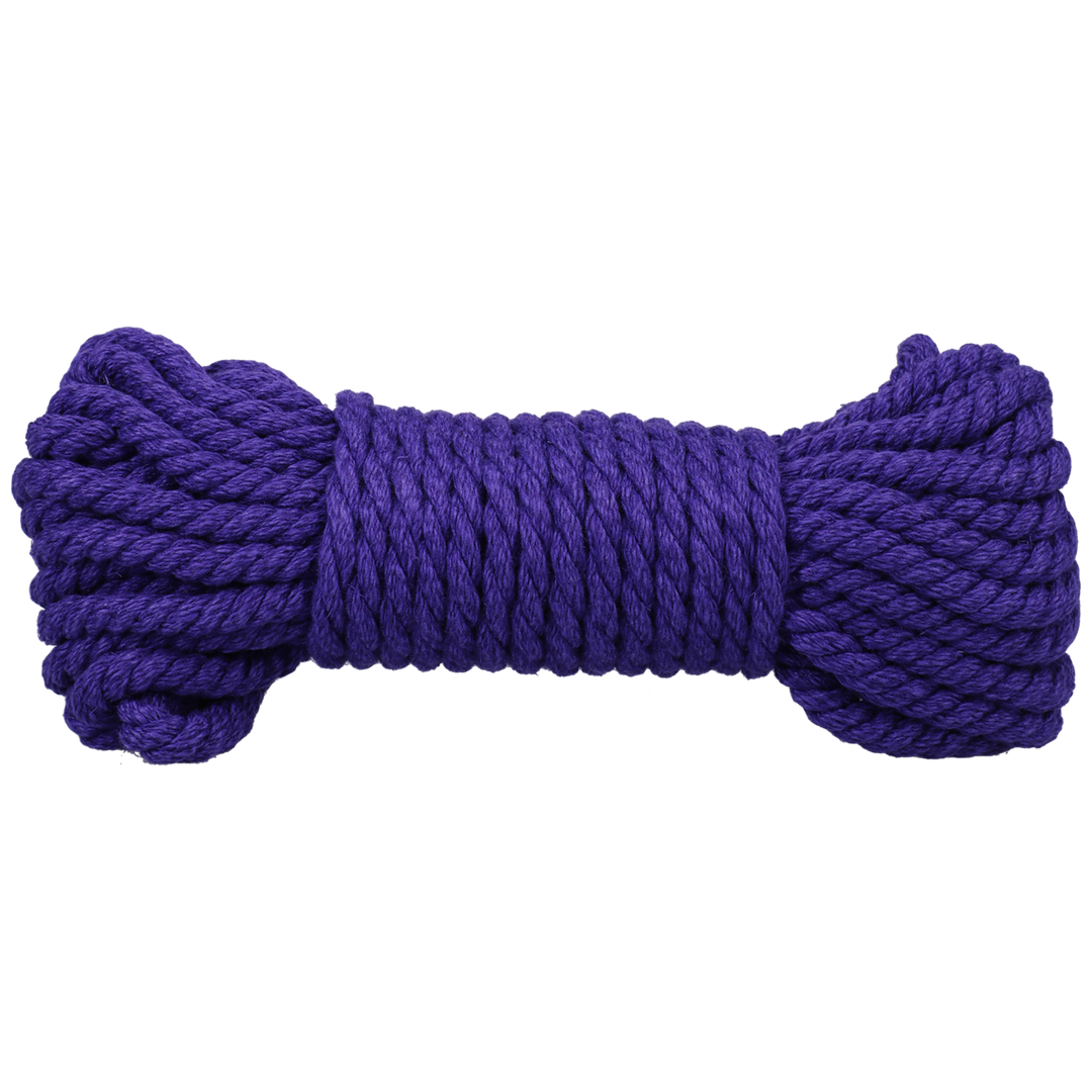 Bind and Tie - 6 mm Hennep Bondage Touw - 30 ft - Violet - Afbeelding 3