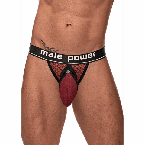 Cock Ring Jock - S/M - Bordeaux