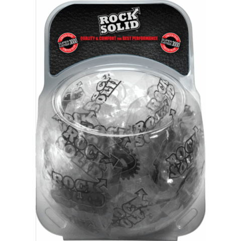 2 Pack C-Ring Set - Clambowl 50 Stuks (25 doorzichtig / 25 zwart)