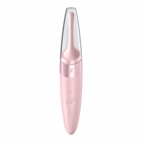 Draaiende Verwennerij - Tip Vibrator - Oud Roze