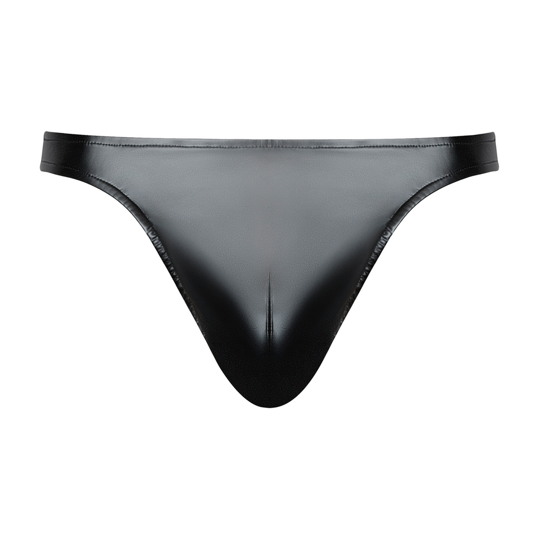 Wetlook Bong Thong - S/M - Zwart - Afbeelding 3